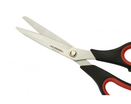 Ножницы раскройные с резиновыми вставками Aurora 25 см арт.AU 901-95 уп.1 шт.
